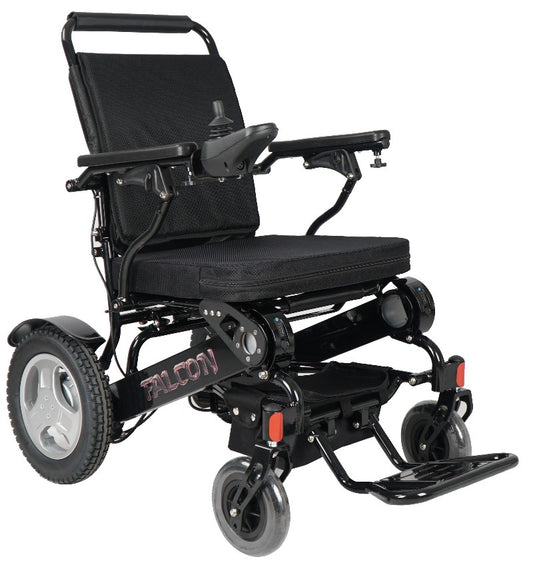 Falcon Portable Wheelchair With Reclining Backrest