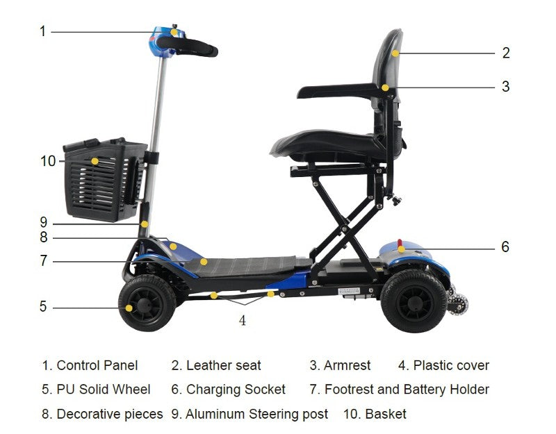 Optimus Automatic Folding Scooter