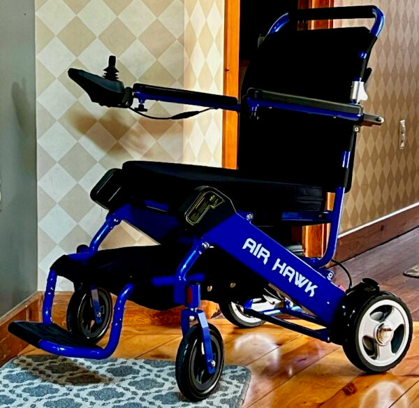 Air Hawk Foldable Lightweight Power Wheelchair