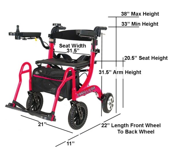 Wheellator 3 In 1 - Hybrid Power Wheelchair