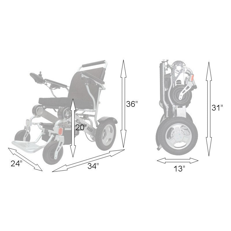 Eagle HD Bariatric Portable Wheelchair